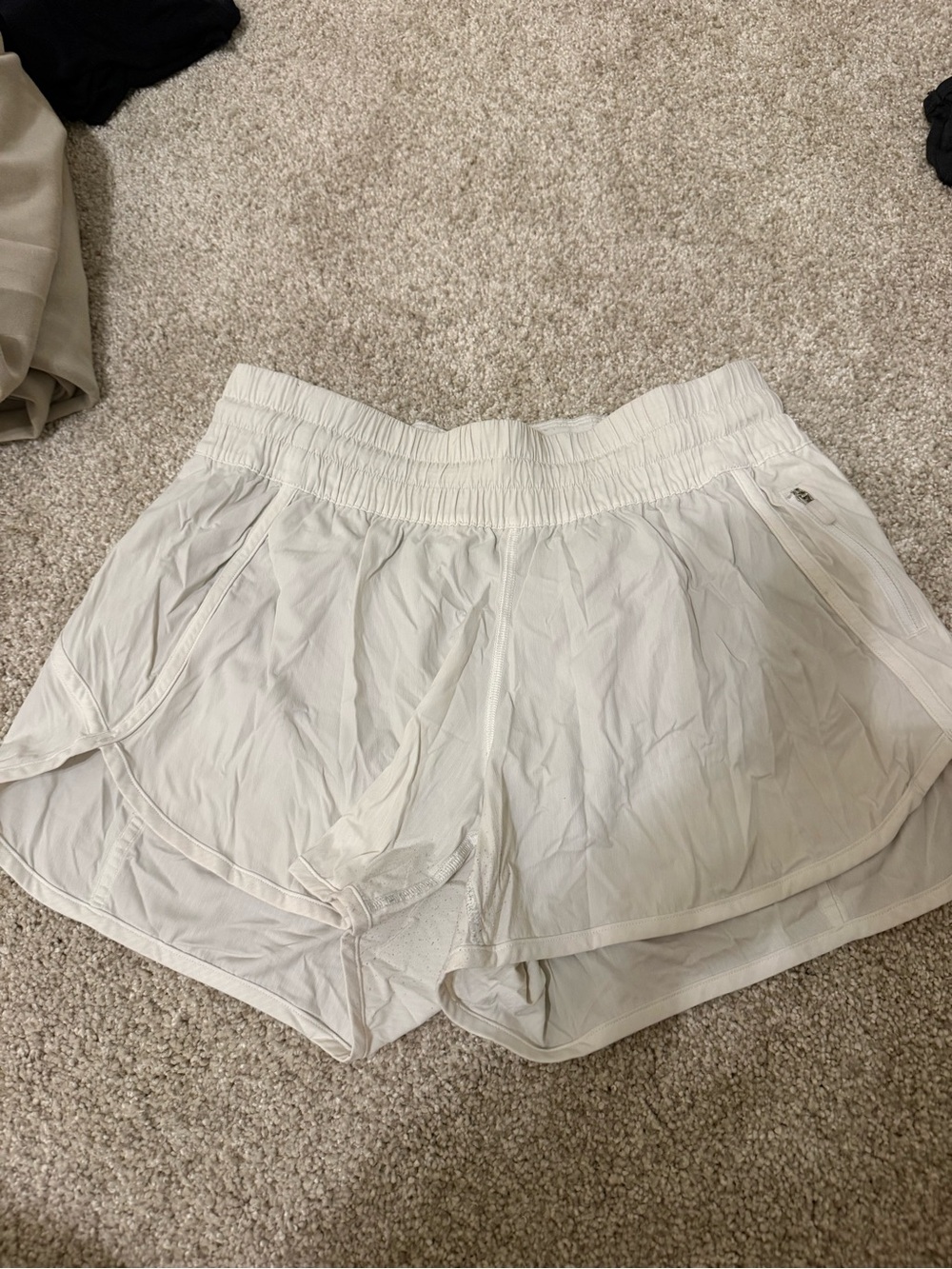 lululemon athletica white Women's Athletic Shorts